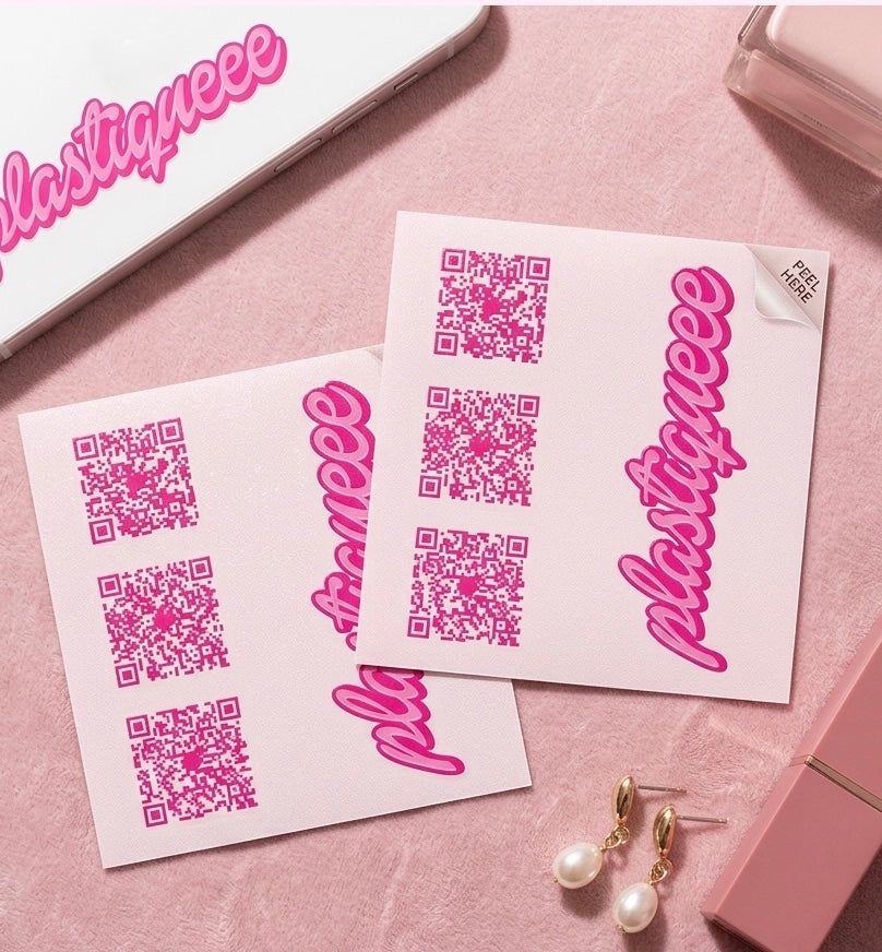 PLASTIQUEEE "Slay Your Life" Transfer Stickeeer Set (2 Stk.)