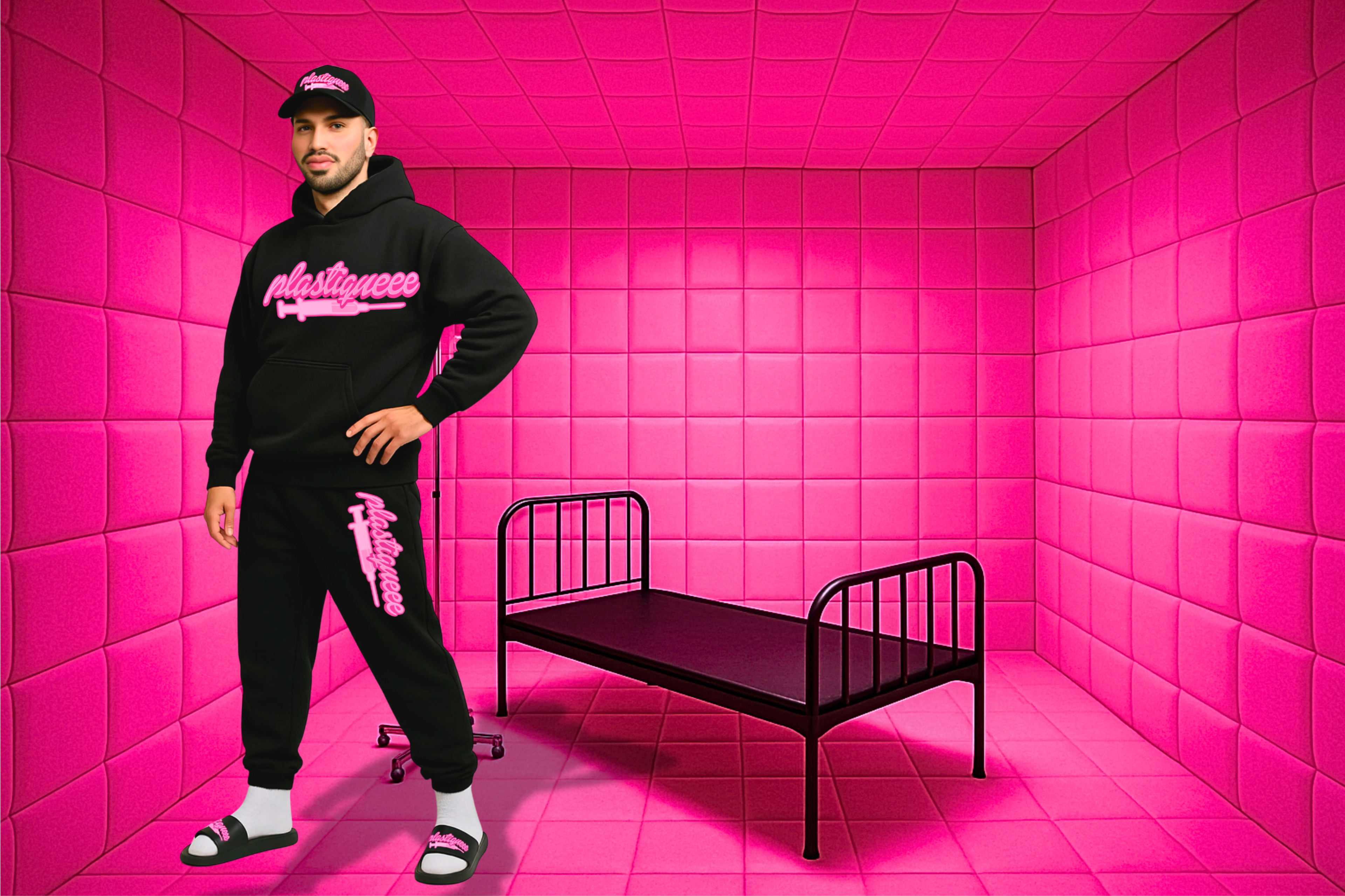 SWEATPANTS - CERTIFIED REHAB BITCH - PLASTIQUEEE #2